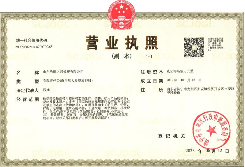三证合一营业执照副本